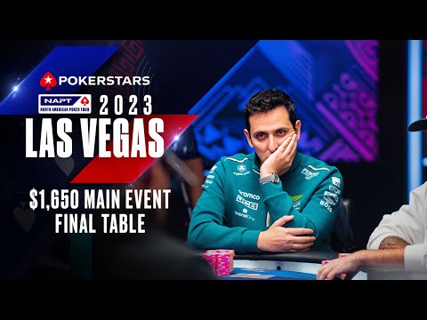 NAPT LAS VEGAS: $1650 MAIN EVENT - FINAL TABLE LIVESTREAM ♠️ PokerStars