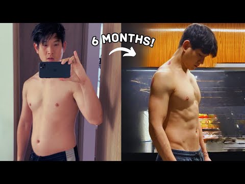 My 6 Month NATURAL Body Transformation | Skinny Fat to Fit | Fitness Tips & Motivation!